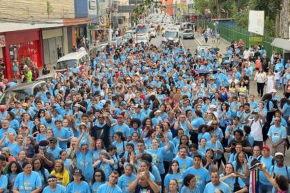 São Bernardo reúne mais de 1,5 mil pessoas na Marcha para Jesus