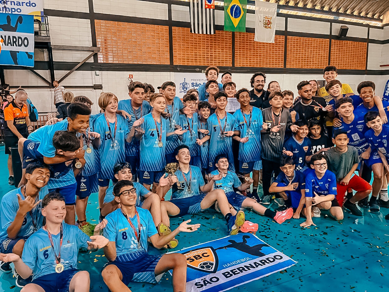 São Bernardo vence final e é campeã mirim do Paulista masculino de handebol