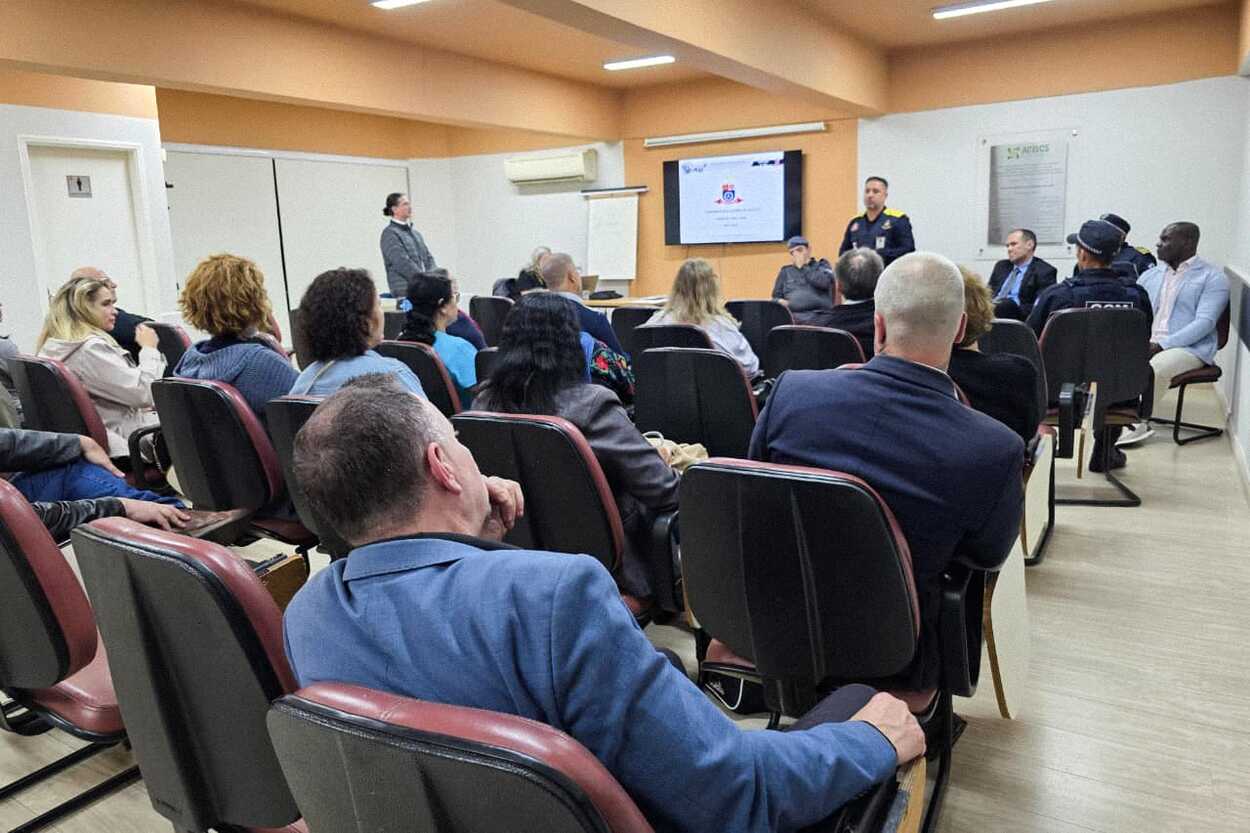 Durante a reunião do Conseg, o secretário exaltou a integração da atuação das forças policiais em São Caetano.