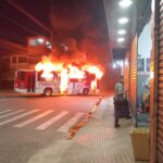 Ônibus é incendiado em Mauá após óbito de homem em confronto com a PM