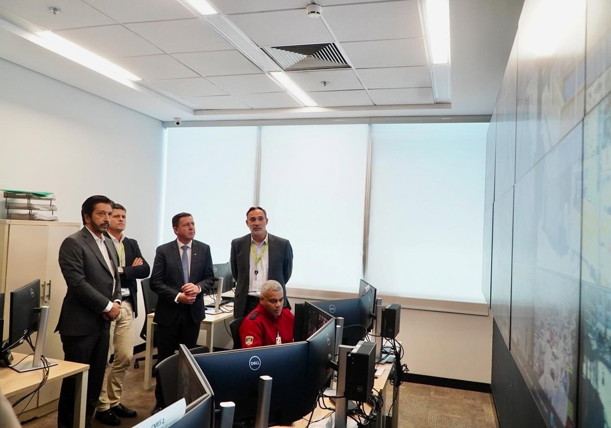 Segundo aeroporto mais movimentado do país agora conta com sistema inteligente da Prefeitura para reforçar a segurança
