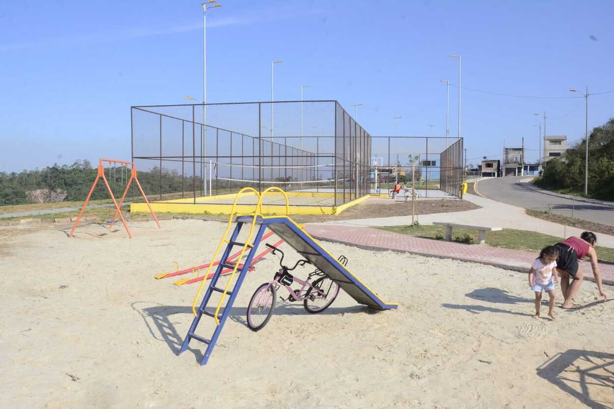 área foi completamente revitalizada, ganhando um espaço público completo de lazer.