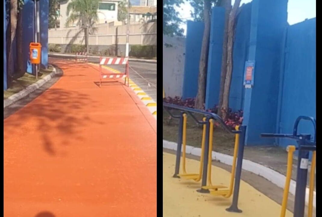 Novo ponto de lazer: SBC entrega academia ao ar livre, pista de caminhada e iluminação a Led no Borborema