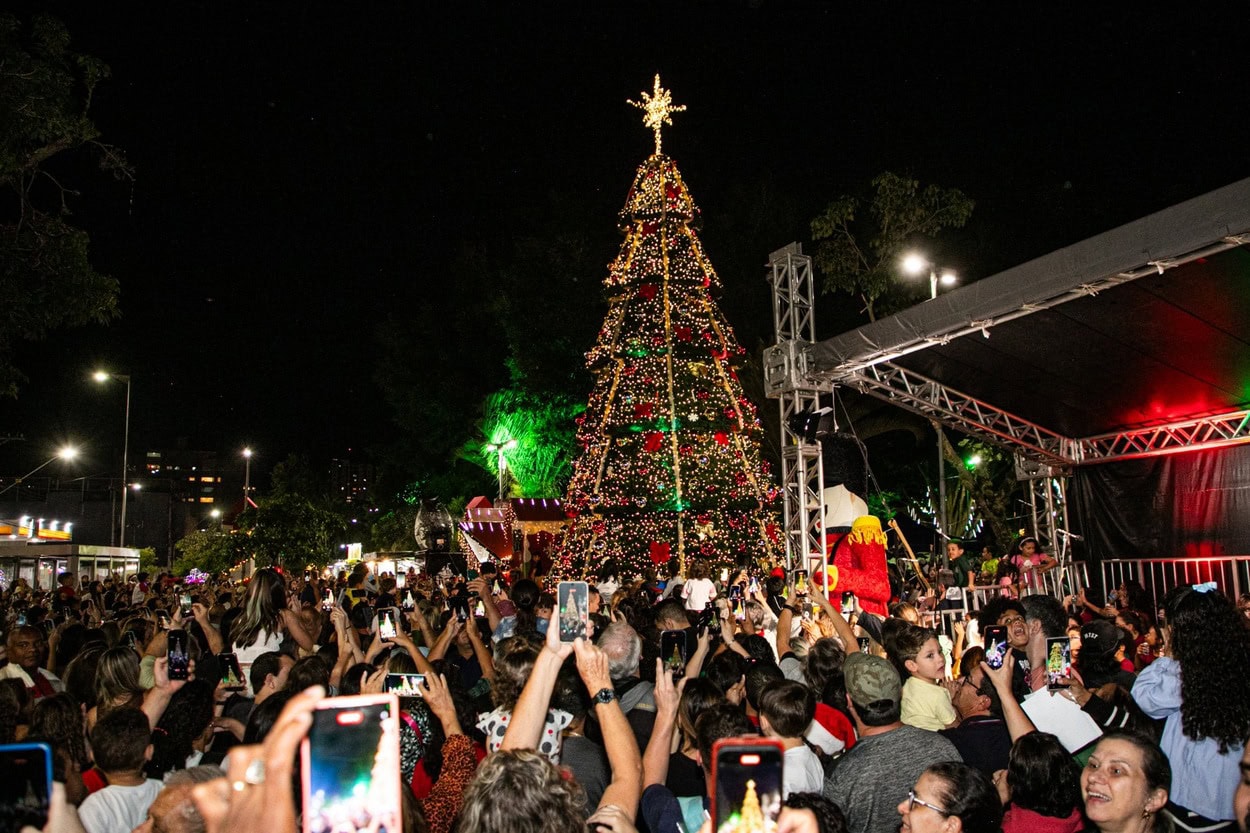 Árvore de Natal, foram as principais atrações da abertura oficial da época mais esperada do ano em São Caetano
