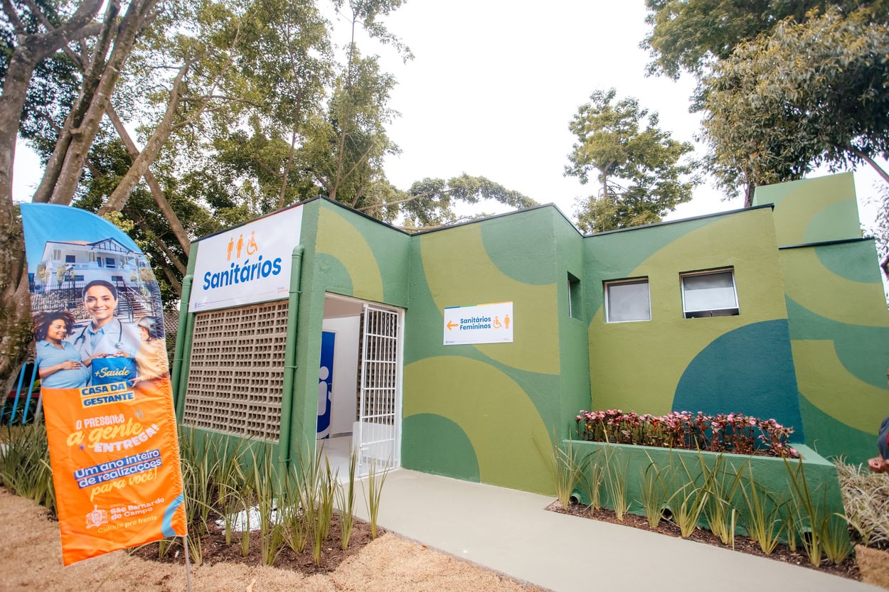 Praça Giovanni Breda, em São Bernardo, ganha banheiro público com acessibilidade