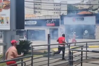 Briga entre torcidas organizadas deixa ferido após jogo de futebol master em São Bernardo