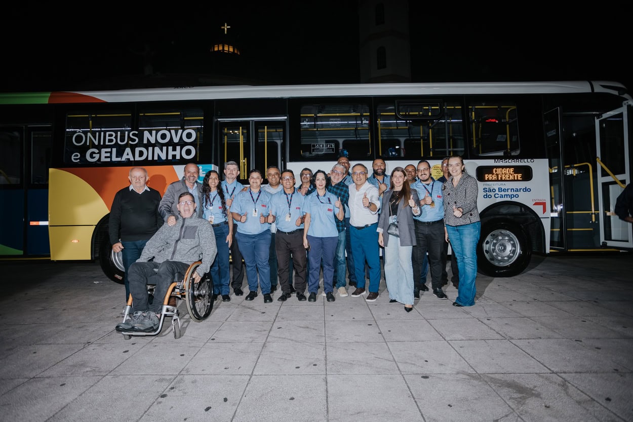 Linha 03 – São Pedro/Taboão, que recebe agora os novos ônibus, atende 5.500 passageiros por dia útil, mais de 3.200 no fim de semana