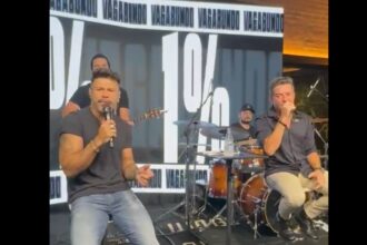 Marcos & Belutti brilham na véspera da inauguração da D’Brescia Churrascaria em São Bernardo