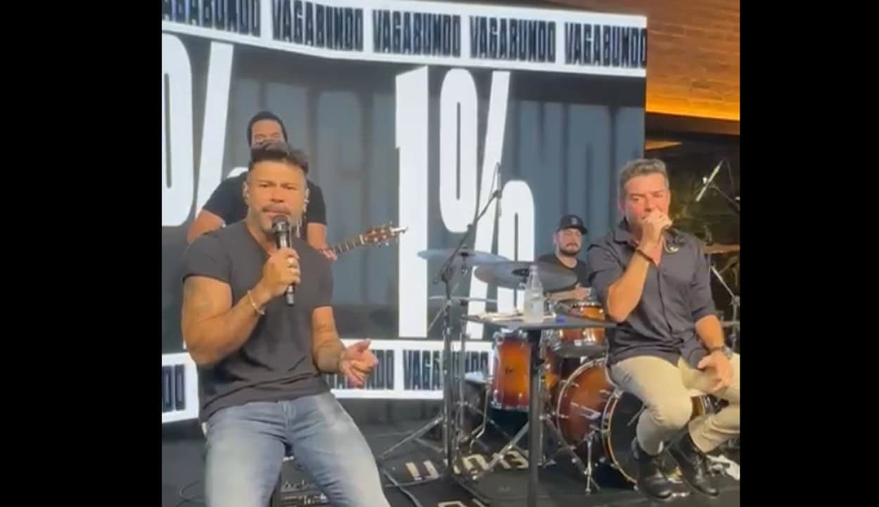 Marcos & Belutti brilham na véspera da inauguração da D’Brescia Churrascaria em São Bernardo