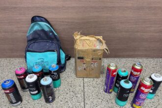 Prefeitura de Ribeirão Pires combate pichação com patrulhamento da GCM e monitoramento do Escudo Digital