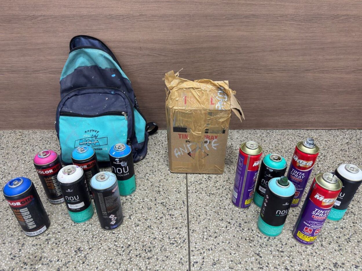 Prefeitura de Ribeirão Pires combate pichação com patrulhamento da GCM e monitoramento do Escudo Digital