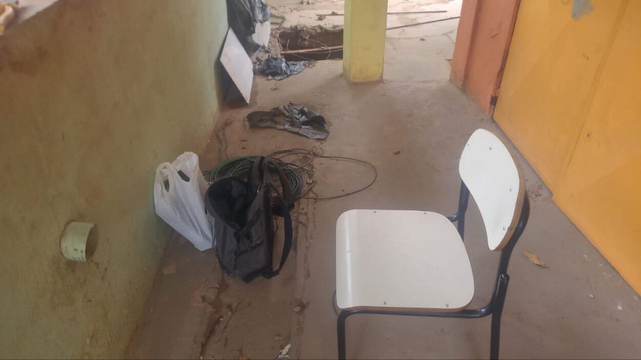 Homem foi flagrado por câmeras e preso no Eldorado, Diadema 