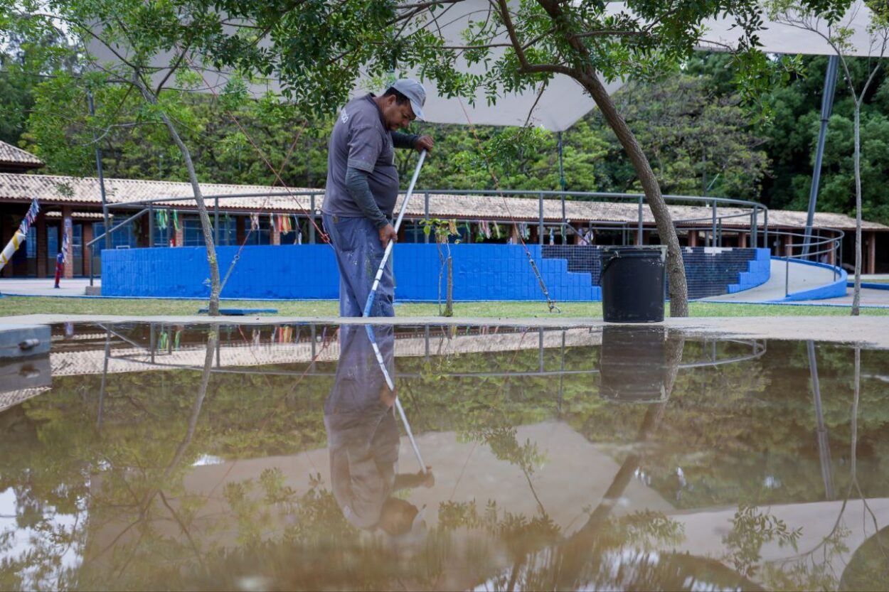 Prefeitura de São Caetano dá início a projeto de manutenção nos parques visando o Verão 2026