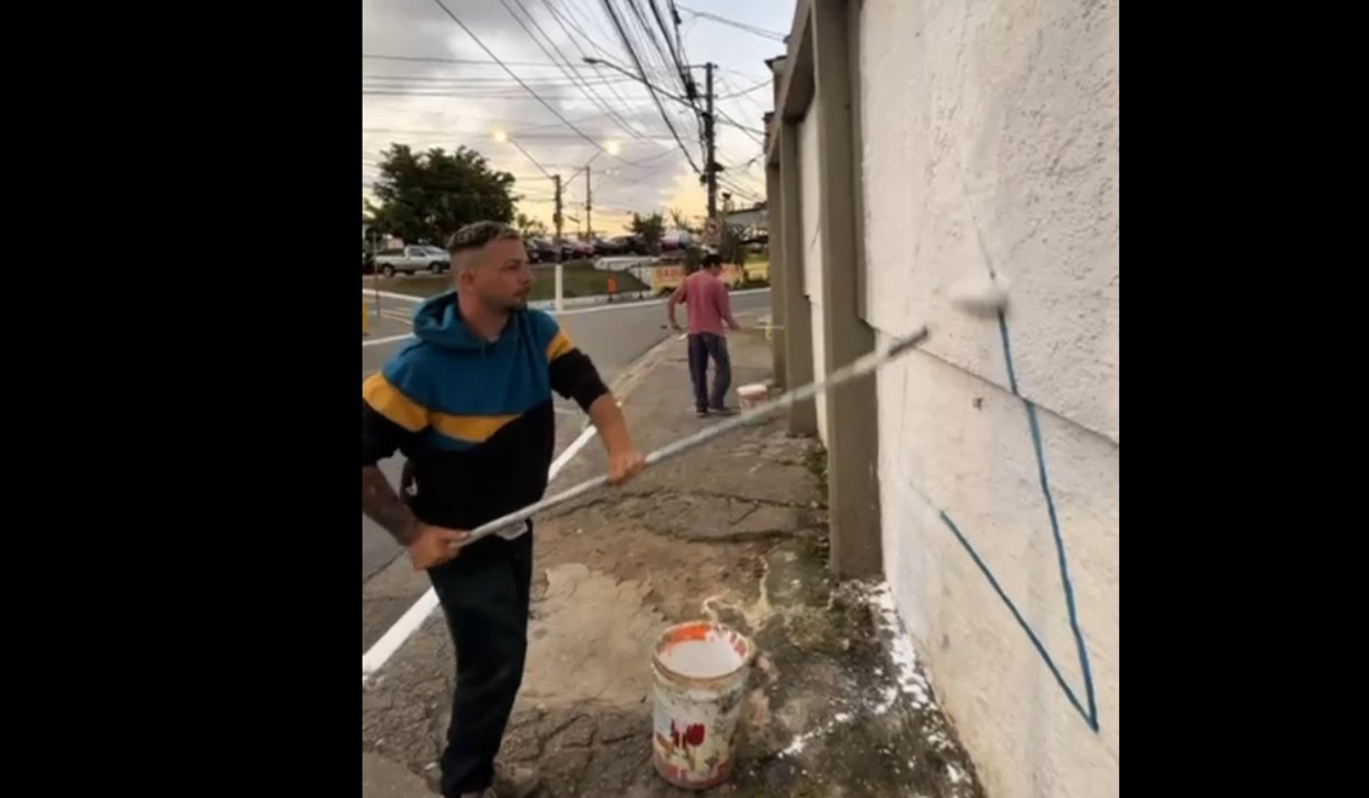 Ação de zeladoria de voluntários transforma a 'cara' do DER, em São Bernardo