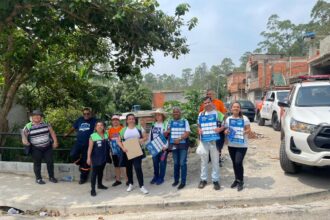 Operação São Bernardo Protege realiza mutirões em áreas de risco para conscientizar comunidades