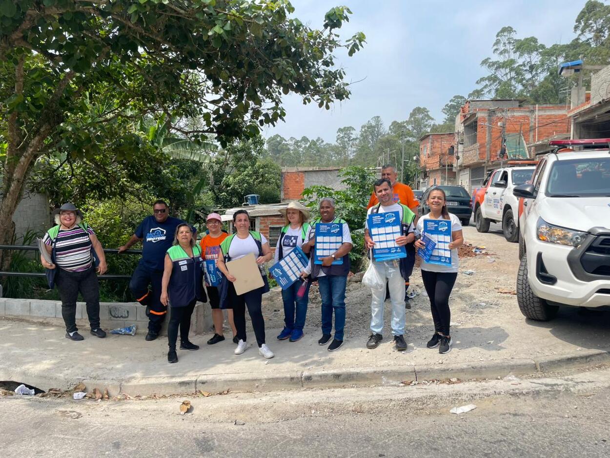 Operação São Bernardo Protege realiza mutirões em áreas de risco para conscientizar comunidades