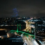 Ponte estaiada é entregue em São Bernardo com show de drones  