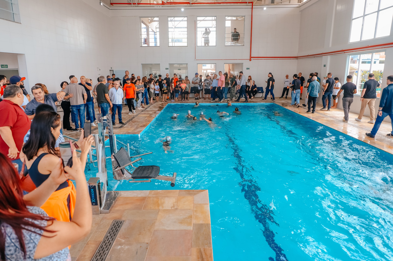São Bernardo inaugura novo Centro Aquático do Batistini com 750 vagas gratuitas