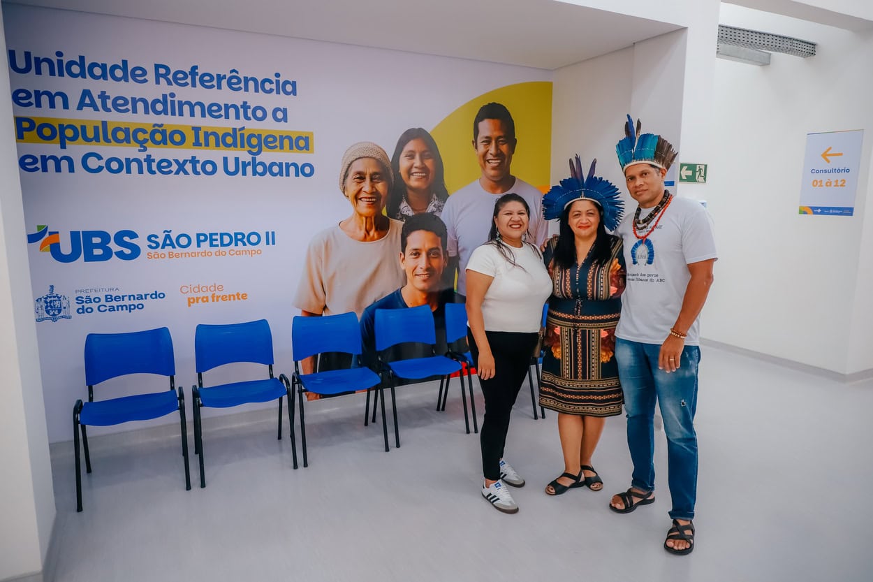  Lideranças indígenas de São Bernardo e do Grande ABC participaram da entrega,