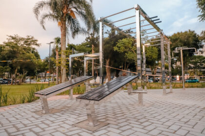 São Bernardo inaugura academia ao ar livre em Inox fruto de conversão de multa ambiental