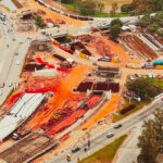Nova etapa de obra da Ponte Ribeirão dos Couros interdita parte da Avenida 31 de maio, em São Bernardo.