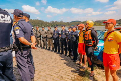 Patrulha de Verão é para dar mais proteção a turistas, comerciantes e frequentadores da Prainha do Riacho Grande e das margens da Billings 