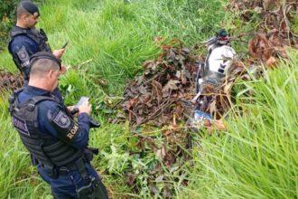 Romu de São Bernardo recupera moto roubada escondida em matagal