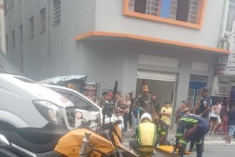 Acidente na Marechal Deodoro deixa motociclista ferido em São Bernardo