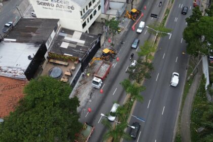 Santo André realiza obras para modernizar Avenida José Antônio de Almeida Amazonas