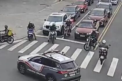 PM captura procurado da Justiça após ação integrada com o Smart Sanca no Bairro Fundação