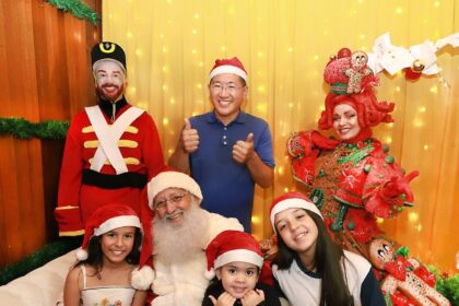 Papai Noel chega em 14 de dezembro em Diadema