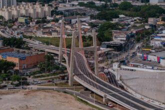 Vistoria final confirma inauguração da ponte estaida para sábado com a presença de Tarcísio