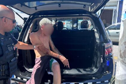 Equipe da ROTAM conduziu o indivíduo para o plantão do 3º DP de Diadema