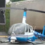 Helicóptero da Band faz pouso forçado em Guarulhos; piloto e cinegrafista passam bem