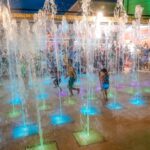 Pista de patinação no gelo, parque de diversões e fonte interativa movimentam as férias de verão em São Bernardo