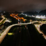 Segurança viária dos bairros Demarchi, Terra Nova e Batistini é reforçada com nova iluminação da alça do Viaduto Terra Nova