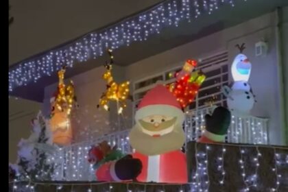 Uma luz de Natal em São Bernardo: casa no bairro Assunção encanta moradores e visitantes