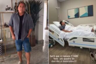 Leonardo recebe alta após internação por gastroenterite; artista relata “susto” com bom humor