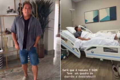 Leonardo recebe alta após internação por gastroenterite; artista relata “susto” com bom humor