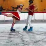 São Bernardo inaugura Pista de Patinação no Gelo com foco em solidariedade no Paço Municipal.