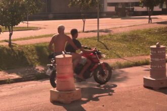 GCM de Santo André prende dupla por roubo de moto e apreende munições no bairro Santa Maria