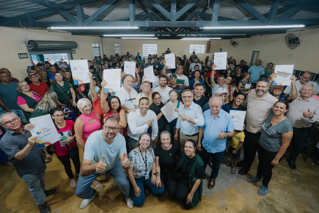 Regularização fundiária avança em São Bernardo com a entrega de 238 títulos no João de Barro