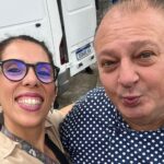 Esbanjando simpatia: Jacquin perguntou à repórter do ABCD Jornal se não ia querer tirar uma foto com ele e foi impossível resistir ao charme do chef.