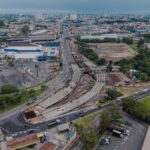 Vistoria aponta avanço da Ponte Ribeirão dos Couros, que será eixo estratégico da mobilidade em São Bernardo