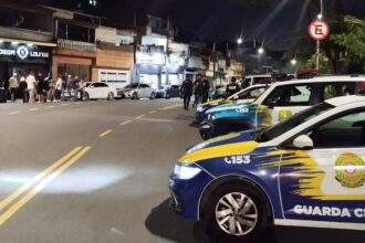 nos bairros Jardim Detroit e Carminha, em São Bernardo do Campo, resultou na apreensão de 11 veículos, sendo 4 carros e 7 motocicletas, e na autuação de 21 pessoas.