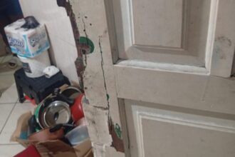 Homem arromba porta da casa da ex-esposa em Diadema e faz quebradeira geral.