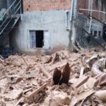 Deslizamento destrói casa e soterra jovem durante temporal em Mauá