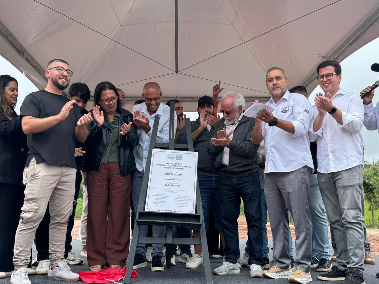 Guto Volpi entrega USF Jardim Serrano, a 11ª unidade de saúde de Ribeirão Pires 