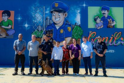 Criança de 10 anos realiza sonho e conhece Canil da GCM ao lado do prefeito de Diadema.