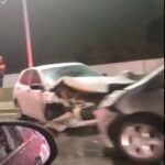 Acidente complica trânsito na alça de acesso à Via Anchieta em São Bernardo